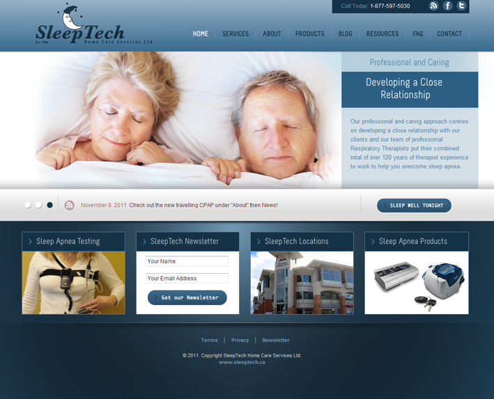 Website Capture: Sleeptech