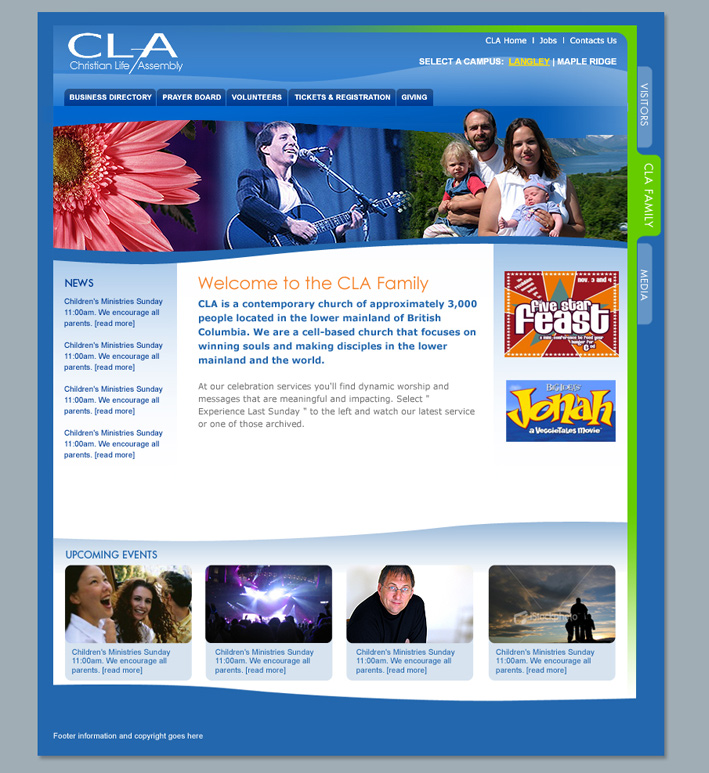 Website Capture: CLA Church